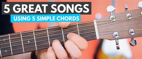 [BEGINNERS] Play 5 hit songs with 5 easy guitar chords - Guitar Pro ...