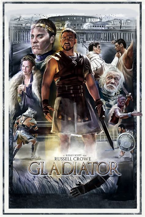 Gladiator Art Movie Poster Prints and Unframed Canvas Prints | Etsy