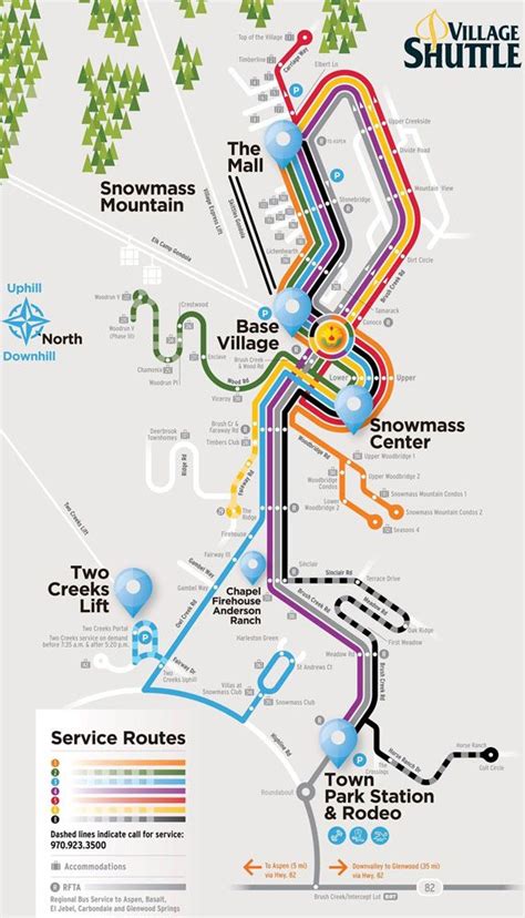 The Crestwood, Snowmass Village & Bus Route Maps & Information