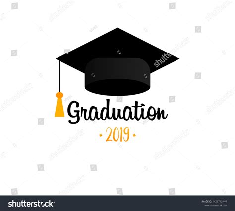 Graduation Cap Template Design Elements Graduation Stock Illustration ...