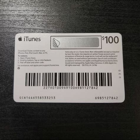 iTunes $100 gift card USA - iTunes Gift Cards - Gameflip