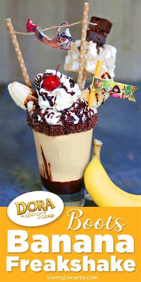 Banana Freakshake - Dora Party Ideas - Living Locurto