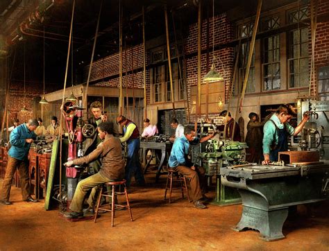 Machinist - Training - Machinist school 1899 Photograph by Mike Savad - Fine Art America