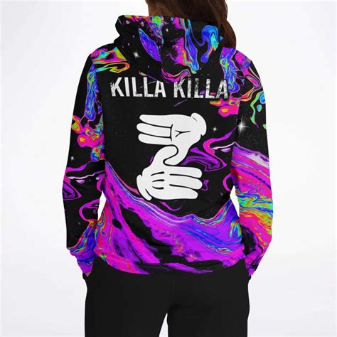 Killa killa trippy Custom hoodie - Rave bonfire