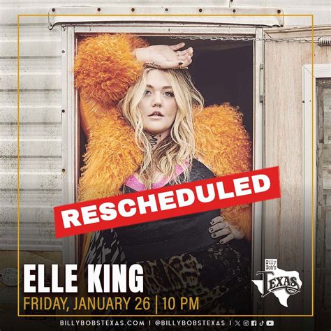 Country star Elle King’s upcoming show postponed following Grand Ole ...