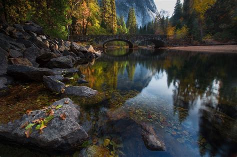 nature, Landscape, Rock, Bridge, Water, River, Trees, Forest, Mountain ...