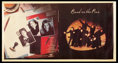 Lot Detail - Paul McCartney & Wings "Band On The Run" Album Cover Slick