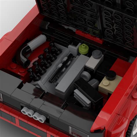 LEGO® custom instructions Audi Sport Quattro 1:15 scale