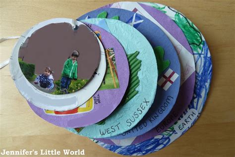 Jennifer's Little World blog - Parenting, craft and travel: How to make a "Me on the Map" book craft