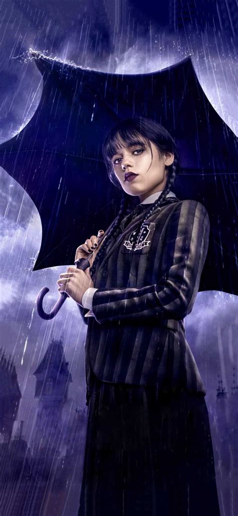 Wednesday Addams IPhone Wallpaper