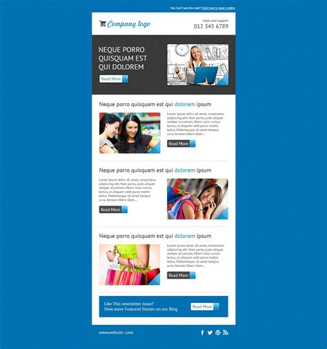 Free Mailchimp Templates 2020 - 30 Best Free Mailchimp Email Templates 2021 : Why choose the ...