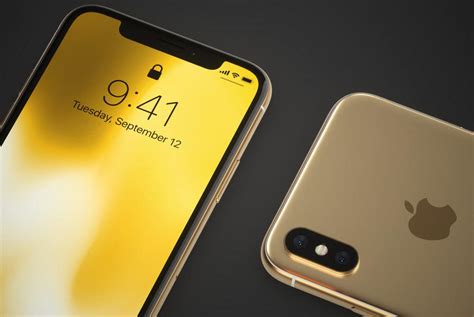 iPhone X Plus Concept in Gold Color Shown Renders and Video • JailBreak ...