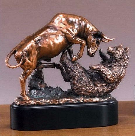 Western Bull and Bear Sculpture - 10" 53175 | Free Shipping! – Wild ...