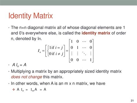 Identity Matrix