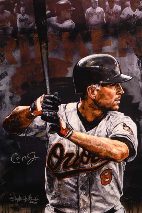 Cal Ripken Jr. - Baltimore Orioles, ’07 Hall Of Fame | San Francisco Art Exchange