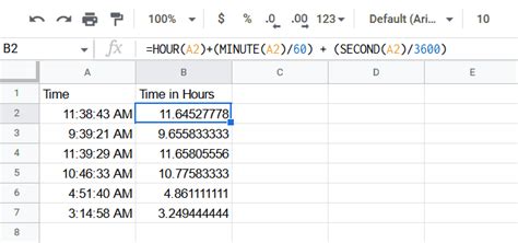 How to Convert Time to Decimal in Google Sheets (2023 Update)