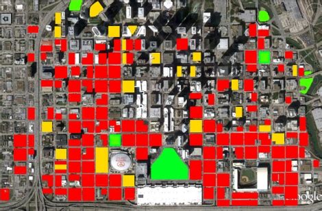 Old Urbanist: We Are the 25%: Looking at Street Area Percentages and Surface Parking