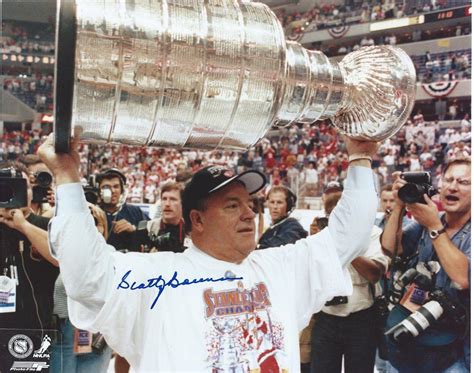 Signed Scotty Bowman Photograph - Stanley Cup 8x10