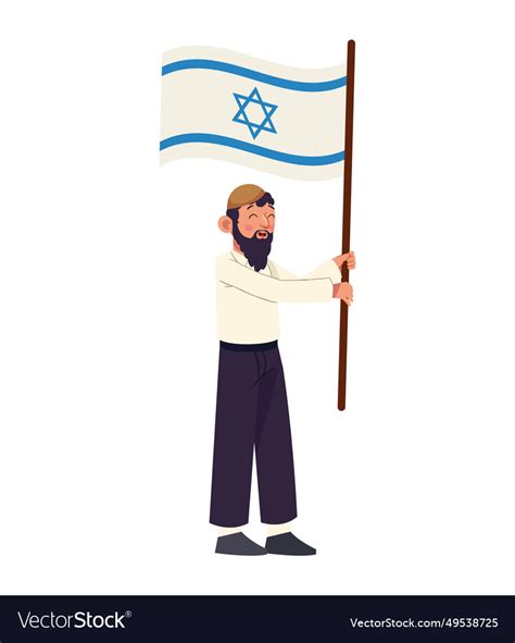 Israel save persons solidarity Royalty Free Vector Image