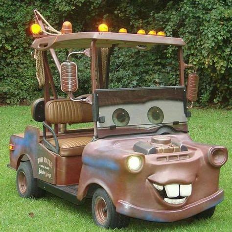 Mater golf cart. | Golf carts, Golf, Golf humor