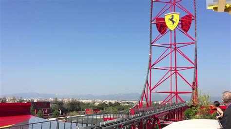 Red Force Ferrari Land Europe OffRide PortAventura World - YouTube