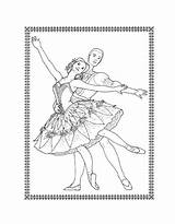 Ballet Dance Coloring Pages Free Printable PDF sketch template