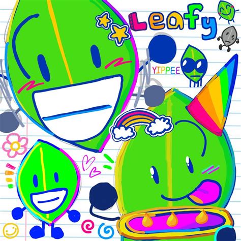 🌟⛅ ;; Leafy! | Object drawing, Favorite character, Objects