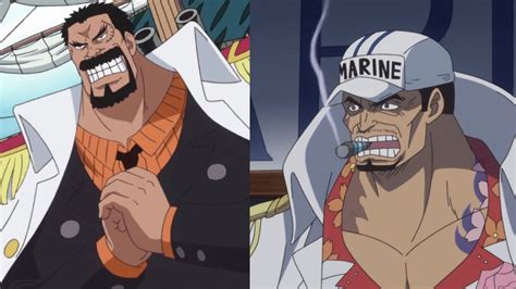 Is Garp stronger than Fleet Admiral Akainu in One Piece?