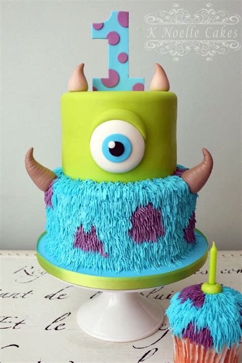 Monster Inc. cake by K Noelle Cakes | Pasteles de monsters inc ...