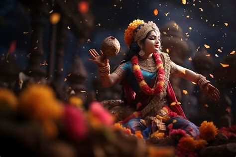 Premium AI Image | Janmashtami Background