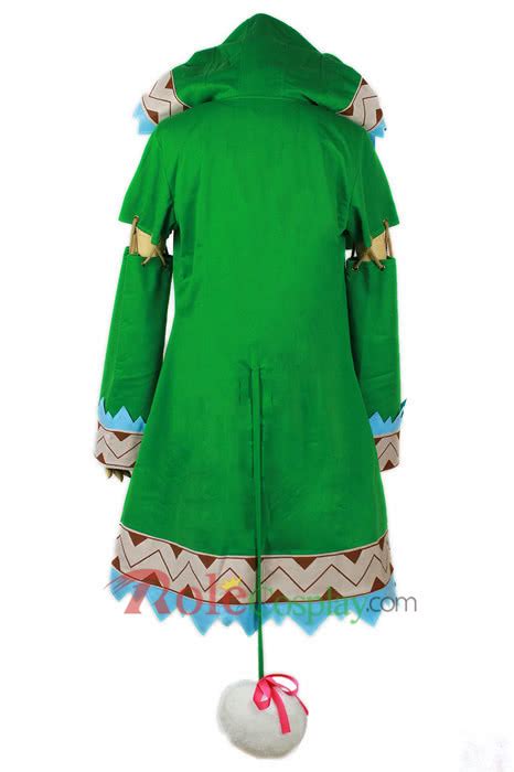 Date a Live of Hermit Cosplay Costume Green Coat – Cosplay shop