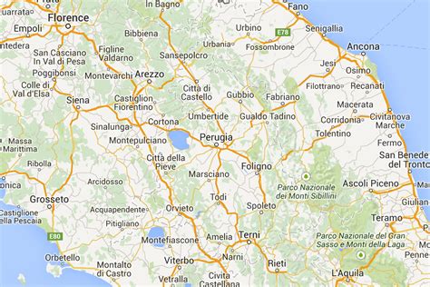 Tuscany Region Map