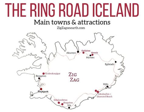 The Ring Road (Iceland) - Map + Attractions + Itinerary | Iceland map ...