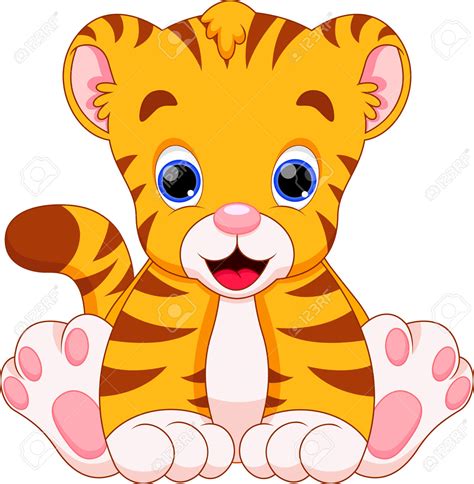 Cute Baby Tiger Clipart Clipart Panda Free Clipart Images | The Best Porn Website