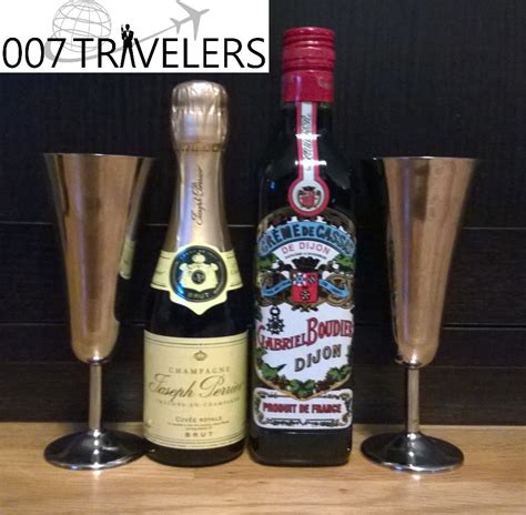 007 TRAVELERS: 007 Drink: Kir Royal