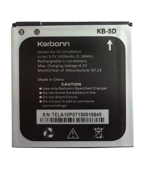 Karbonn A10 Original Mobile battery - Batteries Online at Low Prices | Snapdeal India