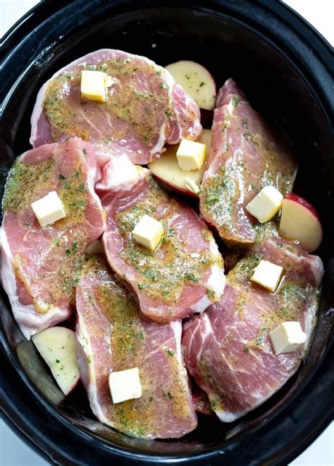 Crockpot Ranch Pork Chops and Potatoes • Delish Club