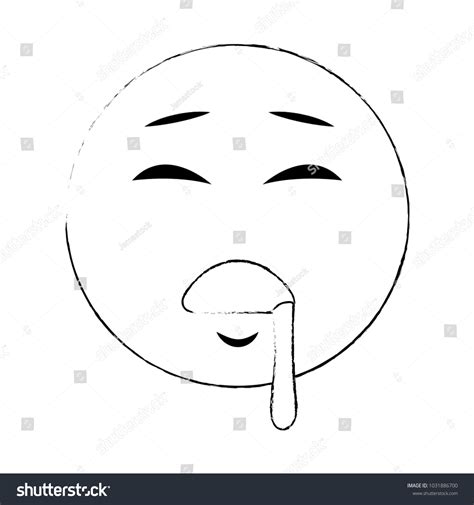 Emoji Sleeping Cartoon Stock Vector (Royalty Free) 1031886700 ...