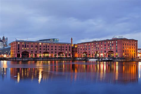 View of Liverpool's Historic Waterfront Taken From Albert Dock ...