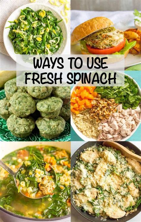 Ways to use fresh spinach - Family Food on the Table