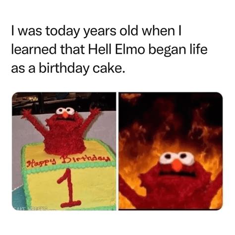 Hell Elmo origin. : r/wholesomememes