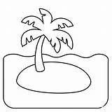 Desert Island Emoji coloring Page  ColouringPages sketch template