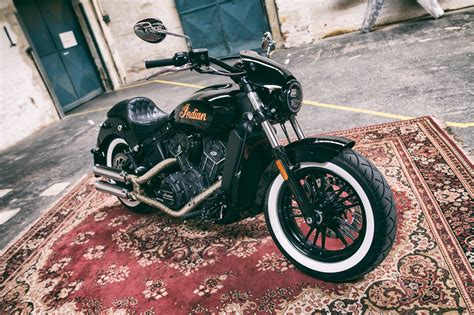 Indian Scout Bobber With Whitewall Tires | Reviewmotors.co