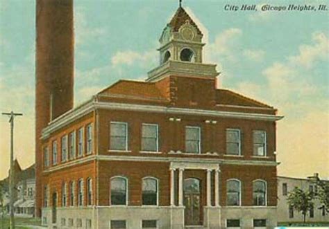 Old Chicago Heights City Hall 1909