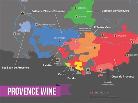 Essential Guide to Provence Wine Region (with maps) | Wine Folly | Wine map, Wine folly, Wine ...