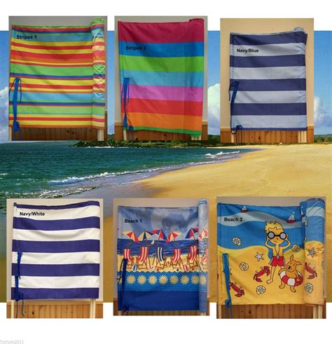 Amazing Windbreak Wind Break Outdoor Beach Holiday Camping 13-40ft 4 ...