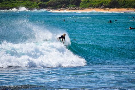 A surfer at Kealia Beach, Kauai. : r/surfing