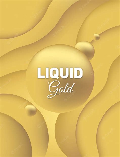 Premium Vector | Liquid gold background