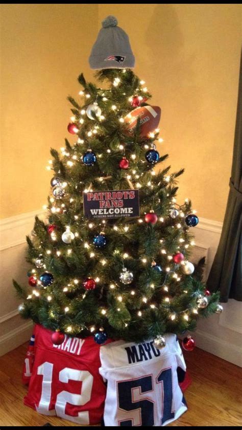 New England Patriots Christmas Tree (decorations) | Christmas tree themes, Christmas tree ...