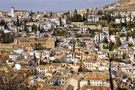 Granada City, Spain stock image. Image of home, populated - 5241439